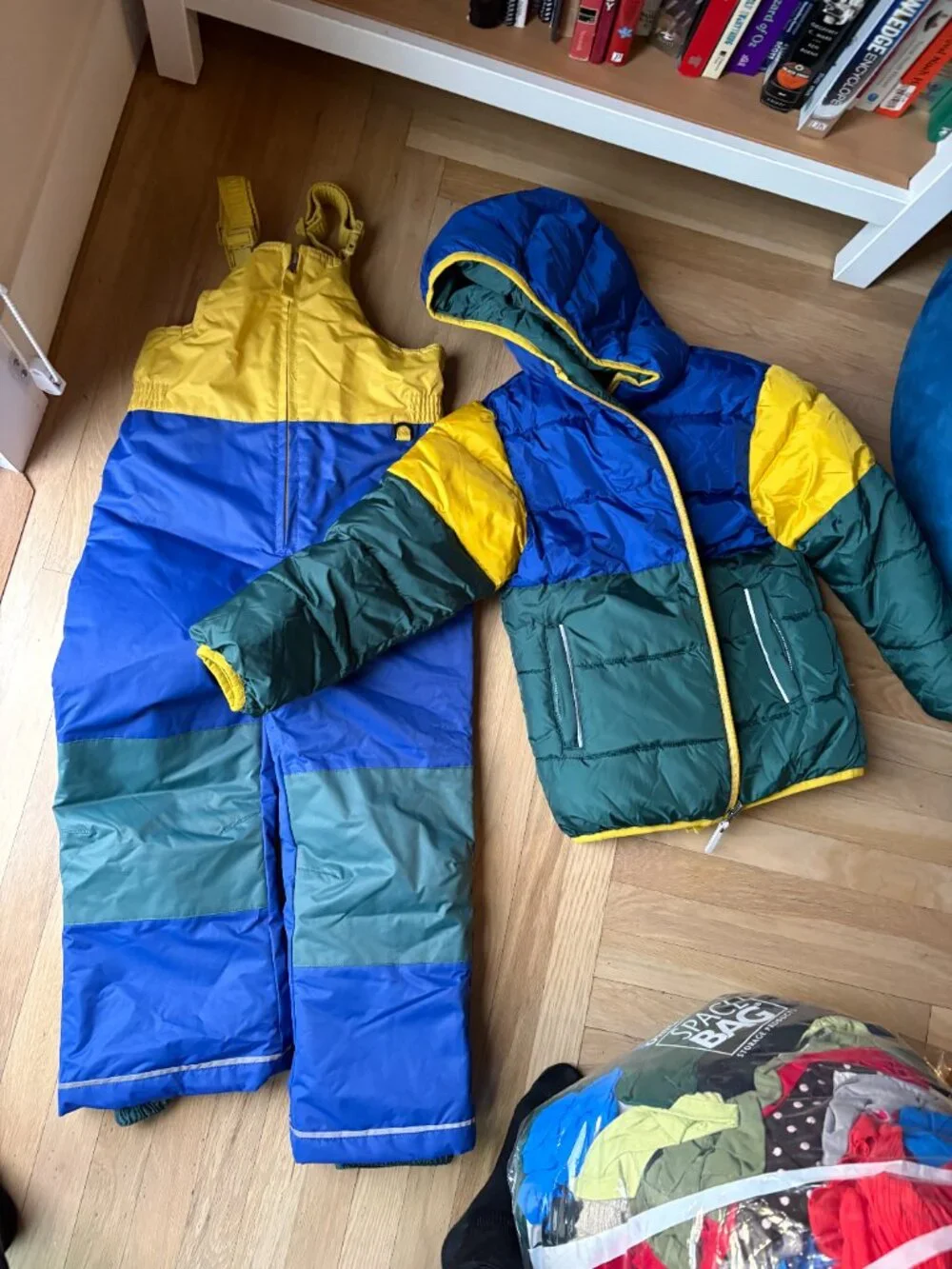 Hanna Andersson Kids Snow Jacket & Bib Pants Set Size 6–7